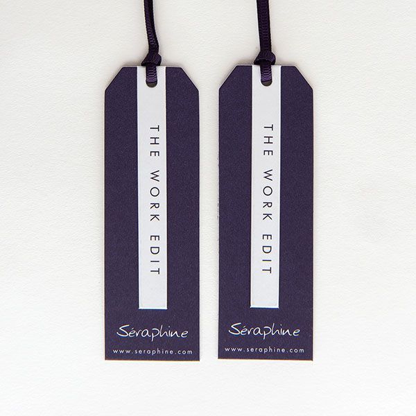 Printed swing tags